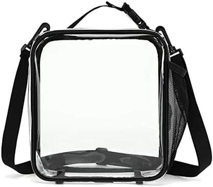  FlowFly Kids Lunch Box Insulated Soft Bag Mini Cooler Back To School Thermal Meal Tote Kit For Girls, Boys, Black
