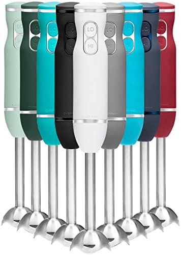  Immersion Stick Hand Blender With Stainless Steel Blades, Powerful Electric Ice Crushing 2-Speed Control Handheld Food Mixer, Purees, Smoothies, Shakes, Sauces & Soups, Sage