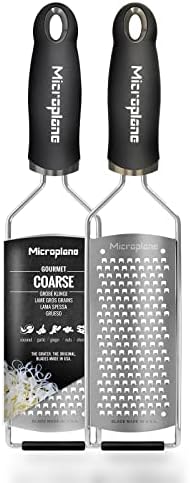 Microplane Gourmet Series Hard Cheese Grater (Fine, Black)