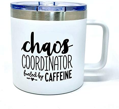  Chaos Coordinator 20 Oz Tumbler - Best Insulated Travel Cup For Boss Women - Great Gifts For Mom, Coworker, Bosses, Christmas, Birthday