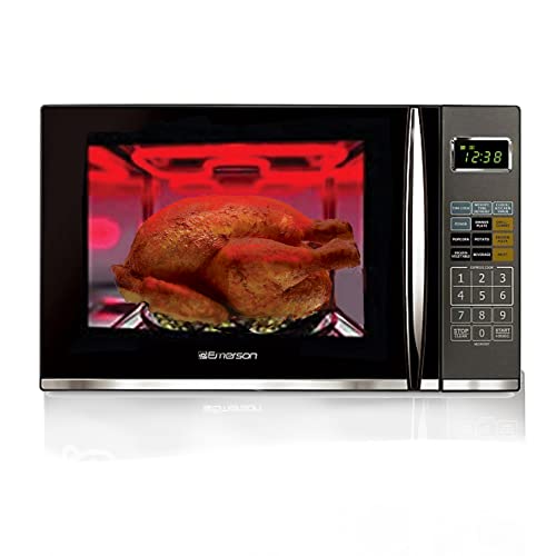  1.2 CU. FT. 1100W Griller Microwave Oven With Touch Control, Stainless Steel, MWG9115SB
