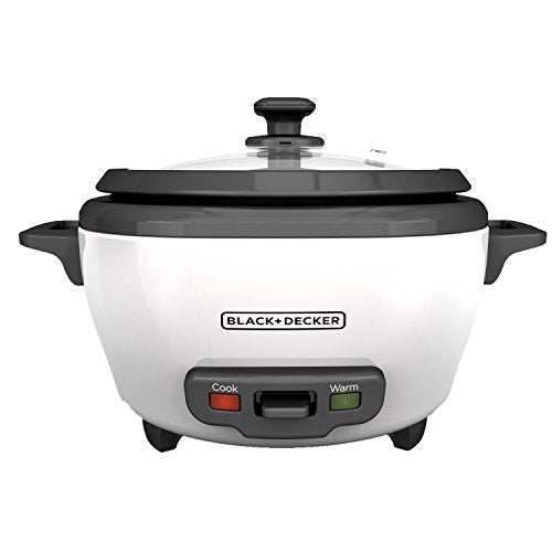 Black & Decker Lack+Decker HC150B 1.5-Cup One-Touch Electric Food Chopper, Capacity & Rice Cooker, 6-cup, White