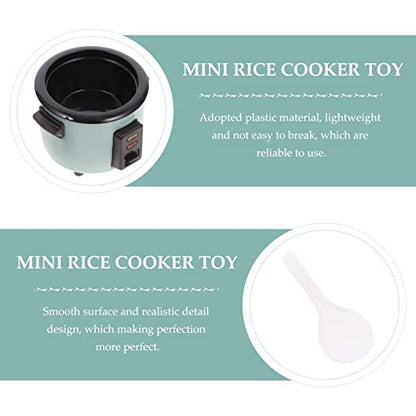  Kisangel Mini Brands Play Food Miniature Rice Cooker Rice Cooker Simulation Rice Cooker Mini Rice Cooker Model Appliance Kitchen Mini Brands Play Food