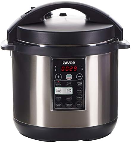  Avor LUX Multi-Cooker, 4 Quart Electric Pressure Cooker, Slow Cooker, Rice Cooker, Yogurt Maker And More - Stainless Steel (ZSELX01)