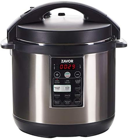  Avor LUX Multi-Cooker, 4 Quart Electric Pressure Cooker, Slow Cooker, Rice Cooker, Yogurt Maker And More - Stainless Steel (ZSELX01)