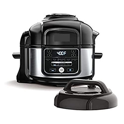 9-in-1 Pressure Cooker And Air Fryer With Nesting Broil Rack, 5 Quart, Stainless Steel