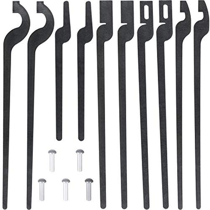  DIY Rapid Tongs Bundle Set - Blacksmith Five Types Of Tongs Bundle Set Comes With Rivet