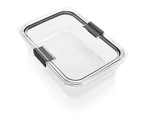  Rubbermaid Brilliance Food Storage Container, 100% Leak-Proof, Large, 9.6 Cup