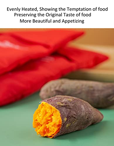  XINGZI Microwave Potato Cooker Bag 4PCS Reusable And Washable Express Saving Time Baking Fabric Pouch Bag For Any Type Of Potatoes Express Bake Perfect Potatoes Just In 4 Minutes
