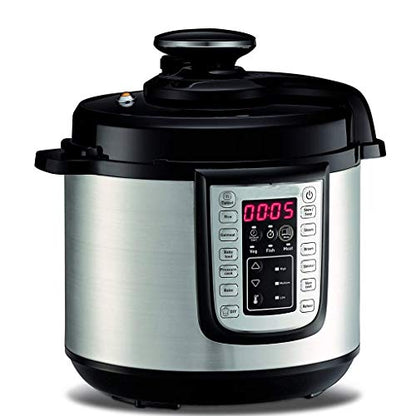  WETYG Pressure Cooker With Stainless Steel Pot, Steamer Basket, Instant Access To Recipe App. Pressure Cook, Slow Cook, Sauté, Rice Cooker, Yogurt, Steam