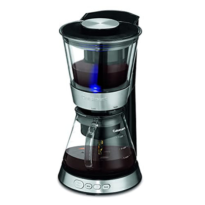 Cuisinart DCB-10P1 Automatic Cold Brew Coffeemaker With 7-Cup Glass Carafe, Black/Stainless