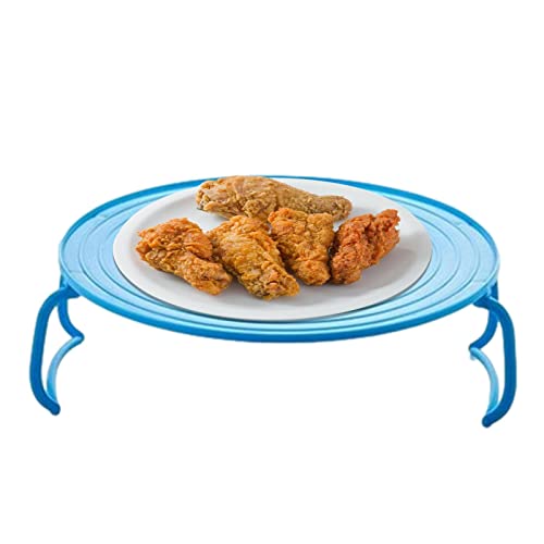  Folding Microwave Tray,Foldable Steaming Tray | Microwave-Safe Plate Cooking Tray With Foldable Handles For Bowls Water Cup