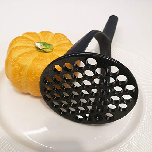  Potato Masher,Nylon Potato Masher,Safe For Non-Stick Cookware. Cooking And Kitchen Gadget. (Nylon Black)