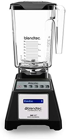Blendtec Self-Cleaning-3 Preprogrammed Chef 600 WildSide+ Jar Professional-Grade Blender, 11.40 Lbs, Black