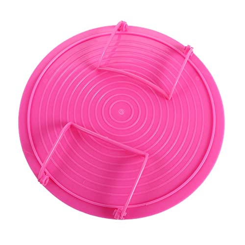  3 In 1 Microwave Plate Stacker Foldable Steaming Tray With Handle, Plastic Baking Oven Tray Kitchen Cooling Rack Cooking Equipment Accessories(Blue)
