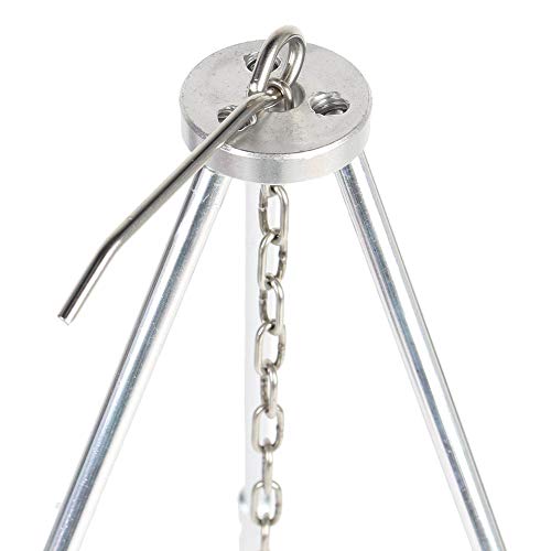  Stand-Tripod Outdoor Tripod Grill Camping Cooking Campfire Holder Picnic Cooking Hanging Grill