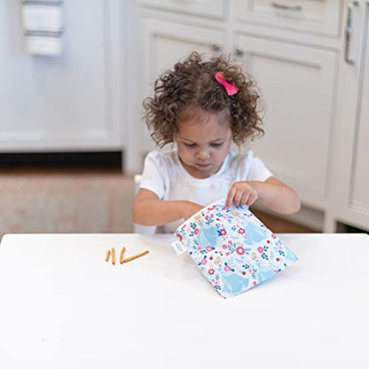  Sandwich Snack Bag, Disney Reusable, Washable, Food Safe, BPA Free, Cinderella, 7 X 7