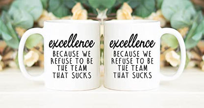  Funny Team Gift For Employee - Work From Home Appreciation Present Idea For Staff - Leadership - Office Christmas Gifts For Men And Women 11oz
