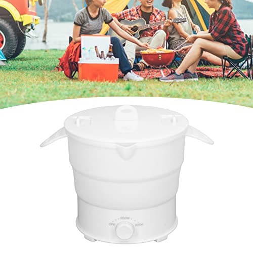  Portable Electric Hot Pot, 1.2L Collapsible Control Knob Electric Hot Pot Cooker For Office For Home(#2)