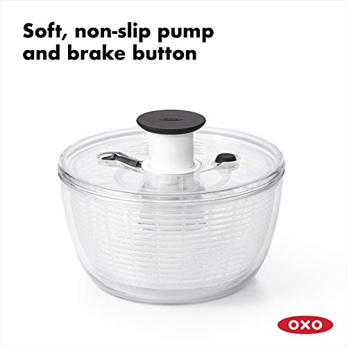  OXO Good Grips Salad Spinner & Salad Dressing Shaker Clear