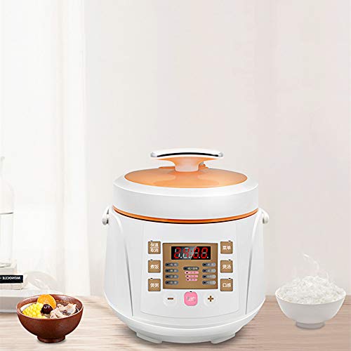  Small Electric Pressure Cooker, 2L Mini Smart Electric Pressure Cooker For 1-2 People,70 KPa Pressure, 2L Electric Pressure Cooker, 701W Power,