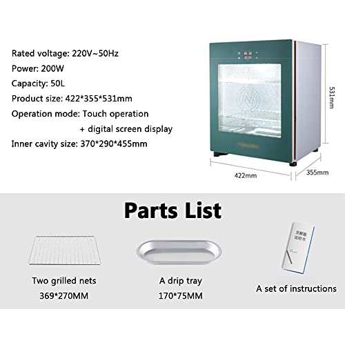  Household Visual Bread Fermentation Box, Constant Temperature Fermentation Machine, Small Proofing Box, Automatic Bread Yogurt Proofing Machine