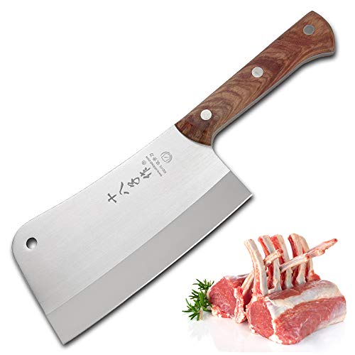  Eavy Duty Heft Cleaver Butcher Knife For Chopping Bones Sturdy Kitchen Knife