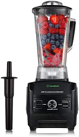  Commercial Blender - 64oz Countertop Blender 1800 Watts - High Performance, High Powered Professional Blender And Food Processor For Smoothies