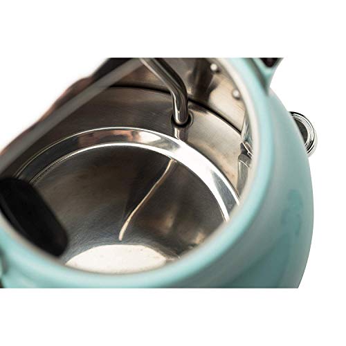  Aden Heritage 2 Slice Wide Slot Stainless Steel Bread Toaster With Heritage 2 Slice Wide Slot Stainless Steel Bread Toaster, Turquoise