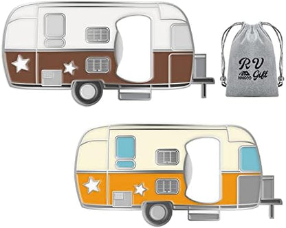  Bottle Opener Magnetic With Fridge Magnets Sticker,RV Camper Bottles Opener Caravan Bottle Beer Opener Unique Beer Gift Idea For Camper Lovers Cool Gadgets Outdoor Picnic Home Using