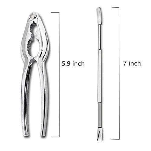  Artcome Seafood Tools Set Including 7 Forks And 6 Lobster Crab Crackers Nut Cracker Set