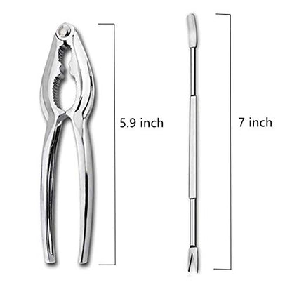  Artcome Seafood Tools Set Including 7 Forks And 6 Lobster Crab Crackers Nut Cracker Set