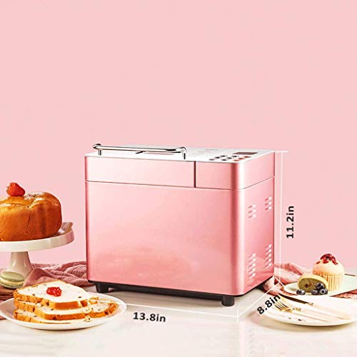  Custom Loaf Bread Maker, 23 Automatic Programmable Bread Machine, Large LCD Display, Fruit & Nut Dispenser