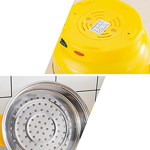  Electric Food Steamer Electric Hot Pot Stainless Steel Cooker Steamer Multi-Function Pot Dumpling Noodles Cooker Steamer For Kitchen(24cm UK Plug) Baby Food Steamer