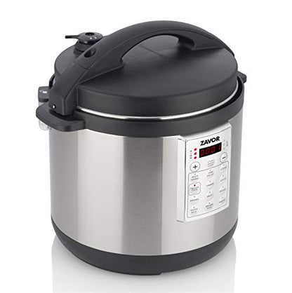  Zavor Select 6 Quart Electric Pressure Cooker And Rice Cooker With Non-stick Inner Cooking Pot And Brushed Stainless Steel Finish (ZSESE01)