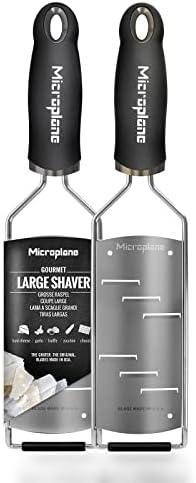 Microplane Gourmet Series Hard Cheese Grater (Fine, Black)