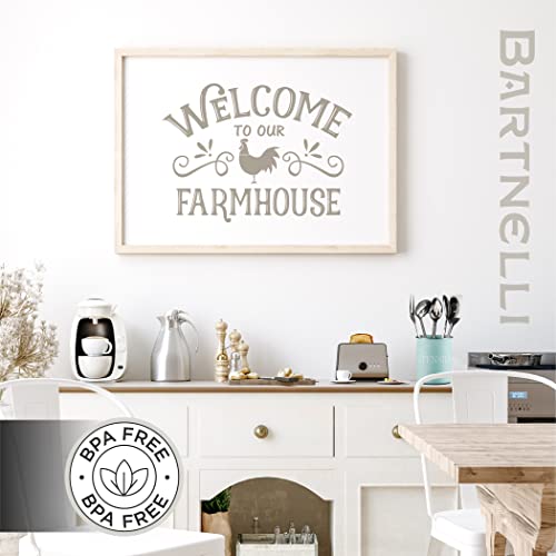  Large Kitchen Utensil Holder Organizer For Countertop, Farmhouse Storage Caddy With Stable Padded Base