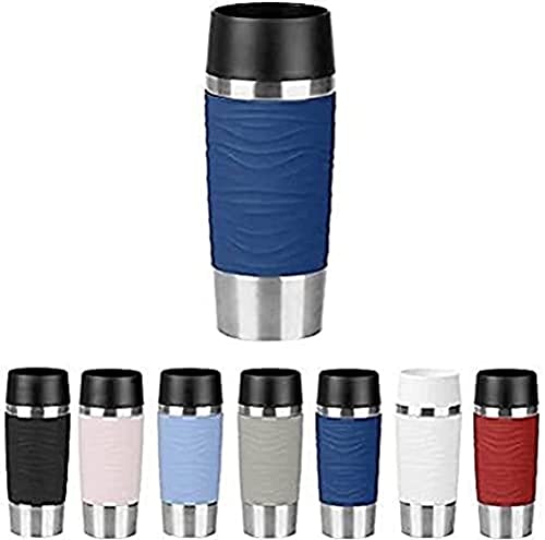 Emsa N2010900 Travel Mug Waves Insulated Blue