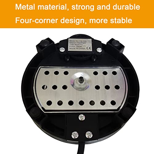  Mini Hot Plate Electric Stove, Small Electric Hot Plate Multi-Function Portable Stove Hot Burner Cooktop Electric Heater For Home Kitchen 110V