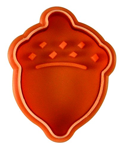 R&M International 0 Leaves 2" Pastry/Cookie/Fondant Stampers, Leaves And Acorn, 4-Piece Set
