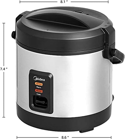 Midea Mini Rice Cooker 1L (4 Cup), Multi Cooker 3000 Series, 4Cups Rice Cooker And Warmer