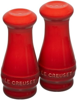 Le Creuset Stoneware Salt & Pepper Shakers Set Of 2, 4 Oz. Each, Caribbean
