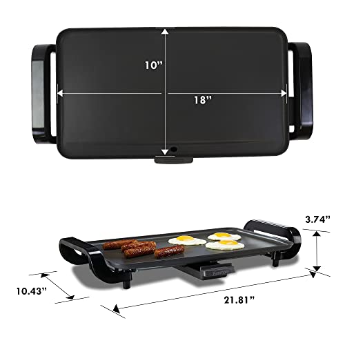  Enmore Non-Stick Electric Skillet With Tempered Glass Lid, Black And Grey, Deep-Dish Frying Pan, 12" X 12" Cooking Surface, Vented Lid, One-Pot Cooking, Grill, Saute, Stir-Fry, Stew