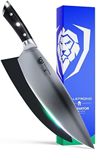  Meat Cleaver Knife - 7 Inch - Gladiator Series - Heavy Duty - Razor Sharp - Forged High Carbon German Steel Kitchen Knife - Sheath Included - NSF Certified