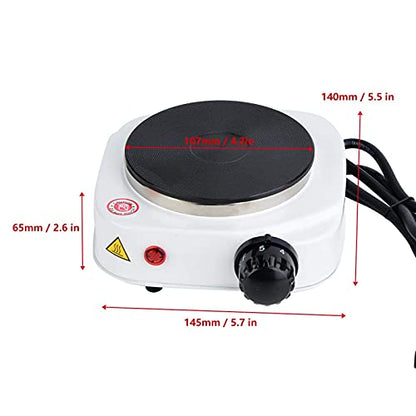  Induction Cooker Mini Stove, Portable 500W Electric Mini Stove Hot Plate Multifunctional Home