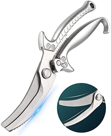  Kitchen Scissors,Upgrade Heavy Duty Stainless Steel Kitchen Scissors With Serrated Edge, Ultra Sharp Professional Poultry Shears For Chicken, Meat, Fish, Turkey,Vegetables,BBQ Scissors