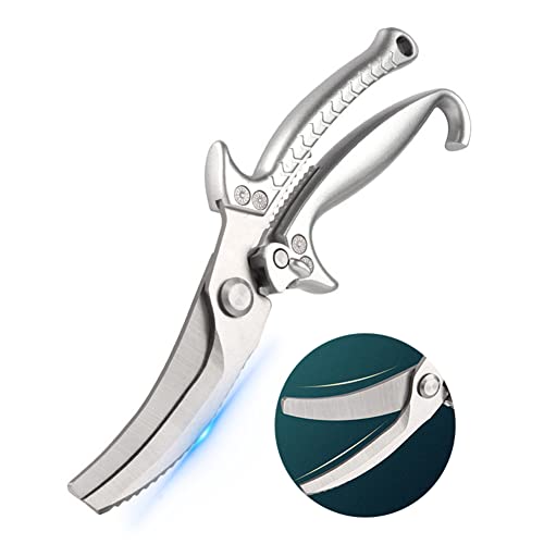  Kitchen Scissors,Upgrade Heavy Duty Stainless Steel Kitchen Scissors With Serrated Edge, Ultra Sharp Professional Poultry Shears For Chicken, Meat, Fish, Turkey,Vegetables,BBQ Scissors