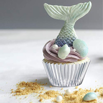  10 Colors Foil Cupcake Liners Standard Paper Baking Cups Muffin Case Decoration Cups(200 Pieces)
