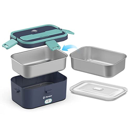  Electric Lunch Box + Extra SS Tray*1 (with Airtight Lid)