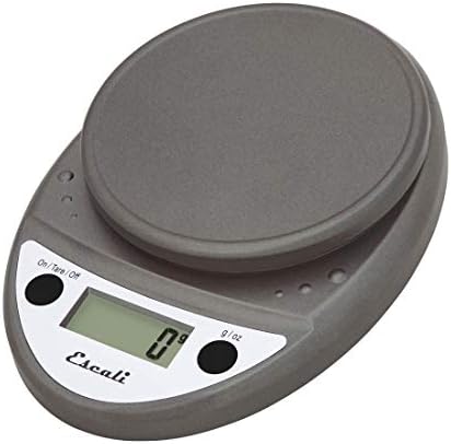  Primo Digital Food Scale Multi-Functional Kitchen Scale And Baking Scale For Precise Weight Measuring And Portion Control, 8.5 X 6 X 1.5 Inches, Chrome
